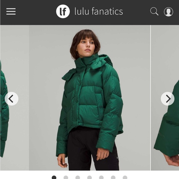 Lululemon Cropped Wunder Puff Jacket - Picture 4 of 7